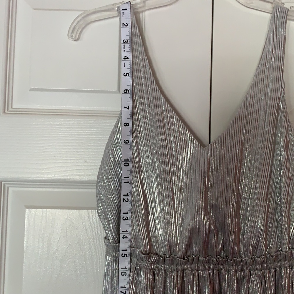 BCBG Generation Silver Metallic Dress - Picture 7 of 12